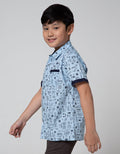 Aero Short Sleeve Shirt Full Print Poplin Print Games
