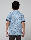 Aero Short Sleeve Shirt Full Print Poplin Print Games