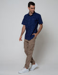 Nevada Short Sleeve Shirt Print Garis