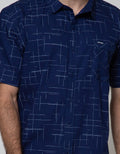 Nevada Short Sleeve Shirt Print Garis