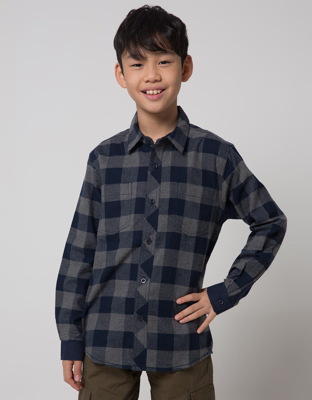Nevada Long Sleeve Yarndye Flannel Shirt