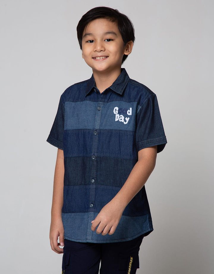 Aero Short Sleeve Shirt Regular Print Chembrey Goodday