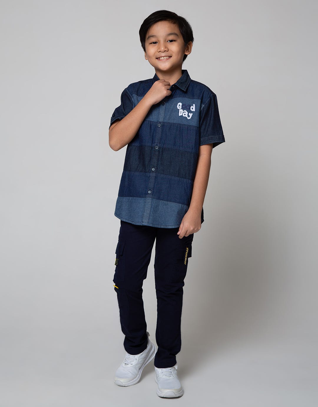 Aero Short Sleeve Shirt Regular Print Chembrey Goodday