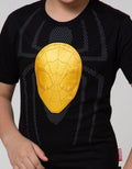 Marvel Spiderman Head Embossed T-Shirt