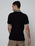 Nevada Short Sleeve Polo Shirt Jersey Contrast Collar Color