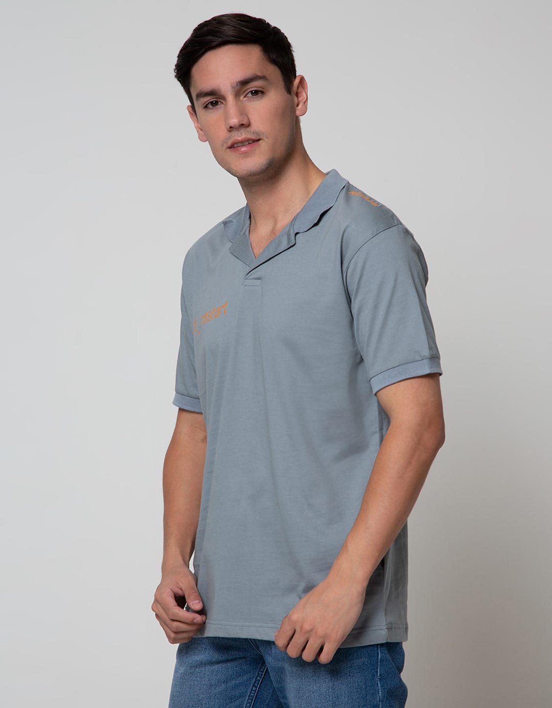 Nevada Short Sleeve Polo Shirt Jersey Print
