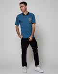 Nevada Short Sleeve Polo Shirt Jersey Print