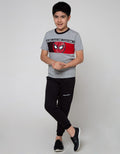 Marvel T-Shirt Spiderman Head List Tengah