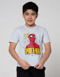 Marvel Spiderman Logo Tulisan Short Sleeve T-Shirt