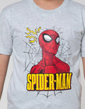 Marvel Spiderman Logo Tulisan Short Sleeve T-Shirt