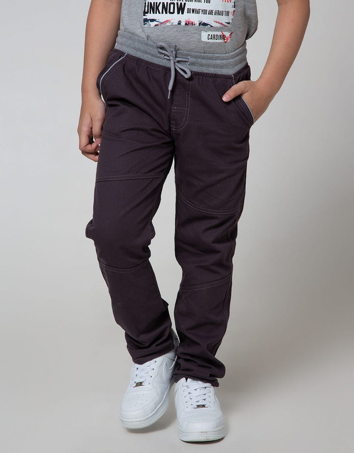 Aero Long Pants Non Stretch Tape Strip Rib