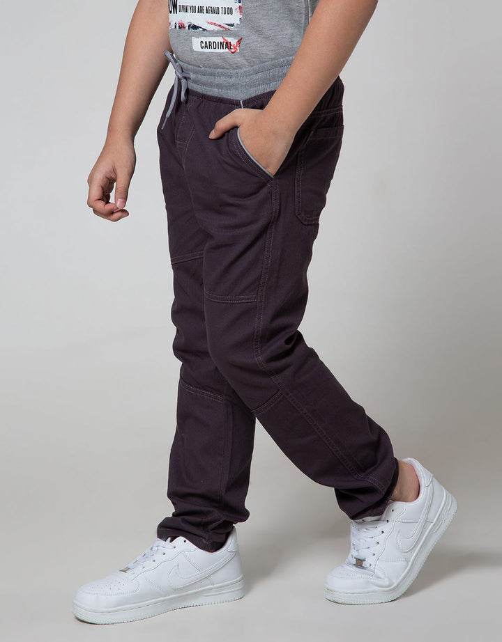 Aero Long Pants Non Stretch Tape Strip Rib
