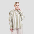 Nevada Stripe Kemeja Oversize Wanita