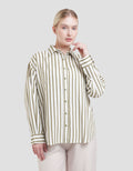 Nevada Stripe Kemeja Oversize Wanita