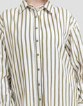 Nevada Stripe Kemeja Oversize Wanita