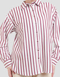 Nevada Stripe Kemeja Oversize Wanita