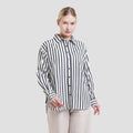 Nevada Stripe Kemeja Oversize Wanita