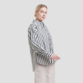 Nevada Stripe Kemeja Oversize Wanita