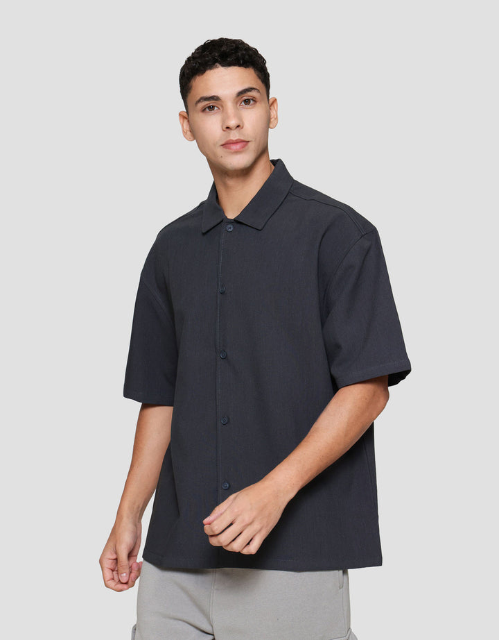 Nevada Plain One Set Kemeja Pria