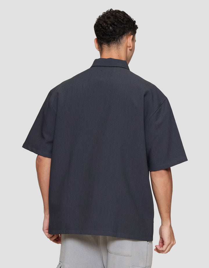 Nevada Plain One Set Kemeja Pria