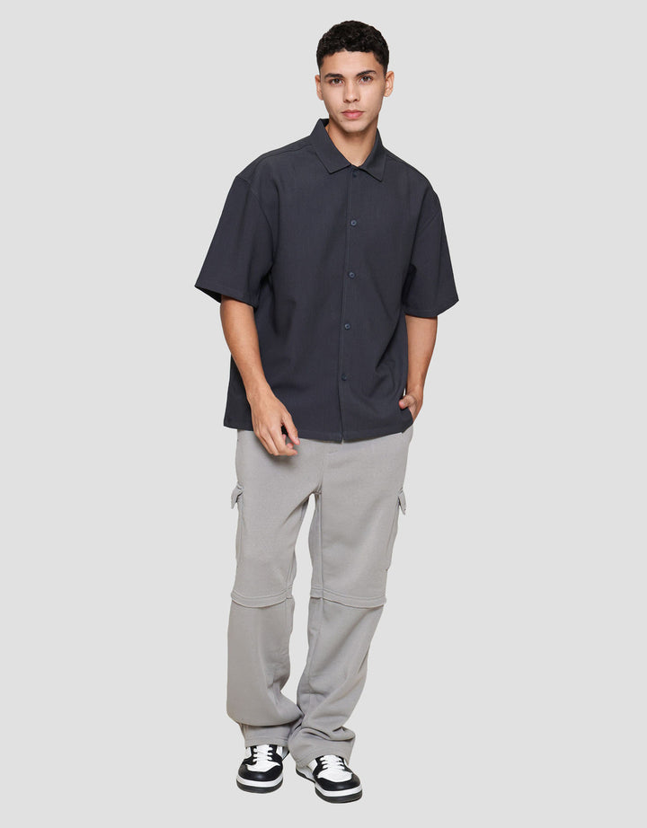 Nevada Plain One Set Kemeja Pria