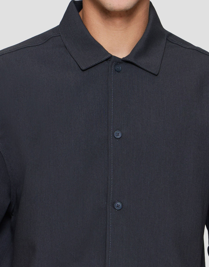 Nevada Plain One Set Kemeja Pria