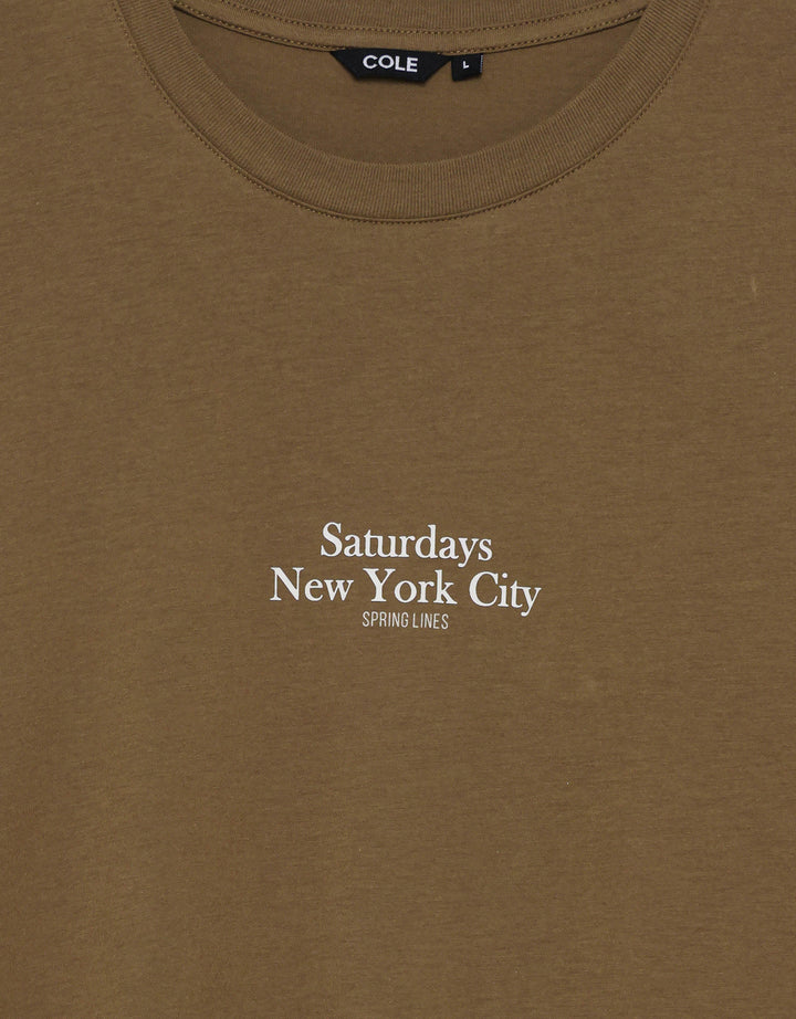 Cole Graphic Hd Saturdays Reg Fit Kaos Pria
