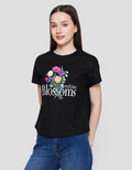 Connexion Print Boquet Flowers Kaos Wanita