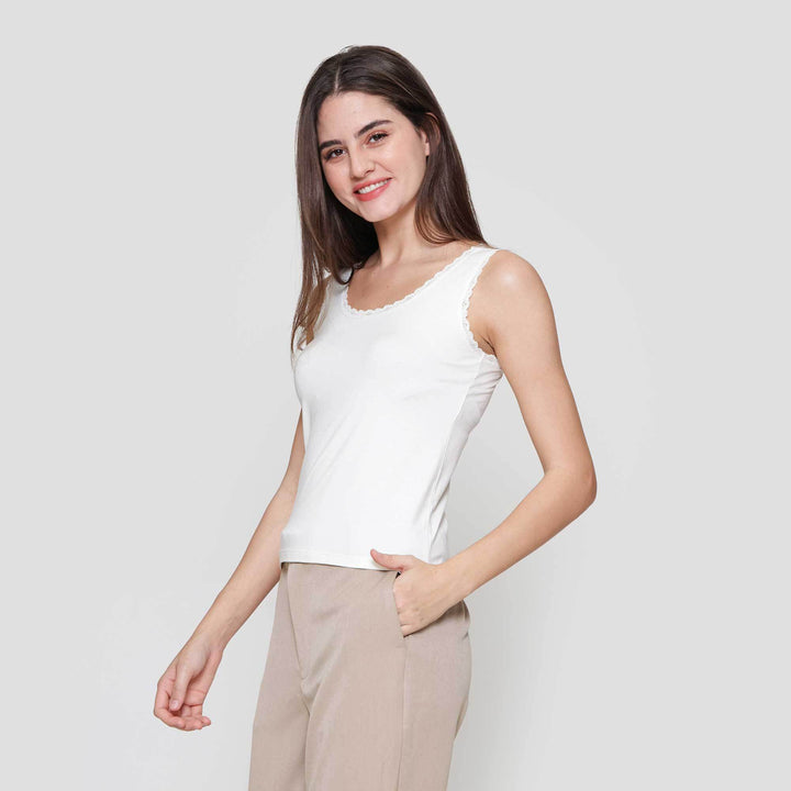 Nevada Lace Rayon Funtastic Singlet Wanita