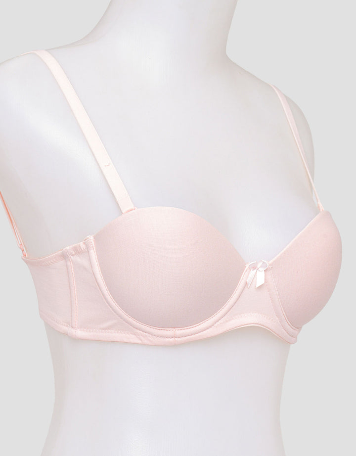 Nevada Push Up Regular Wire Half Cup Bra Wanita