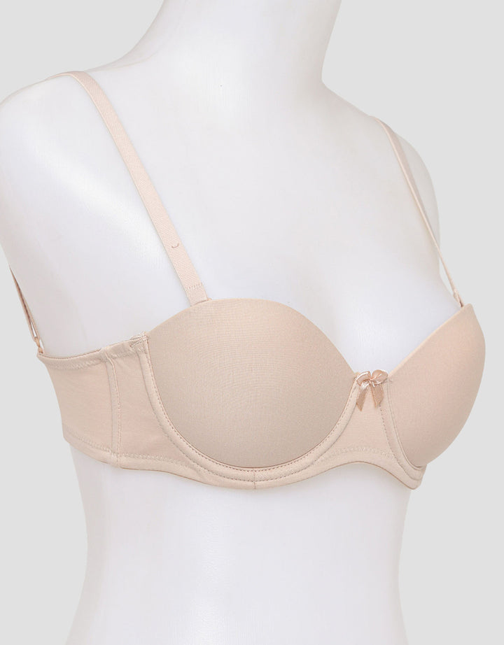Nevada Push Up Regular Wire Half Cup Bra Wanita