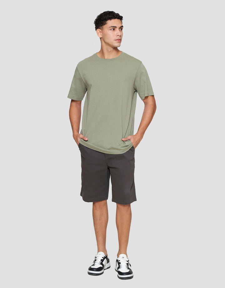 Nevada Ki Basic Tee Cotton Combed 24S Kaos Pria