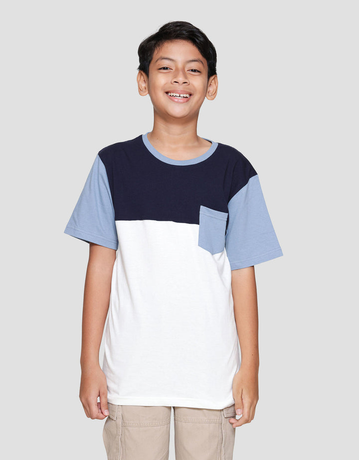 Nevada Cut N Sewn Contrast Front Pocket Kaos Anak Laki-laki