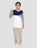 Nevada Cut N Sewn Contrast Front Pocket Kaos Anak Laki-laki