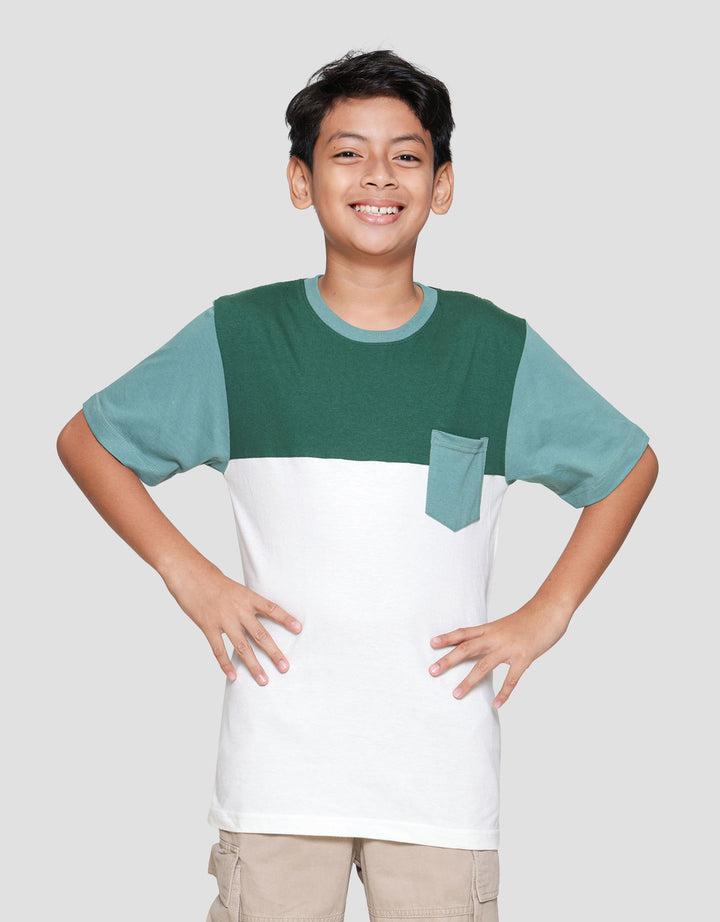 Nevada Cut N Sewn Contrast Front Pocket Kaos Anak Laki-laki