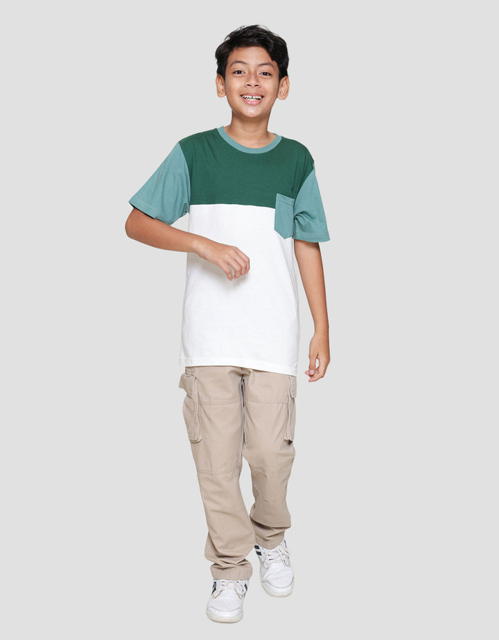 Nevada Cut N Sewn Contrast Front Pocket Kaos Anak Laki-laki