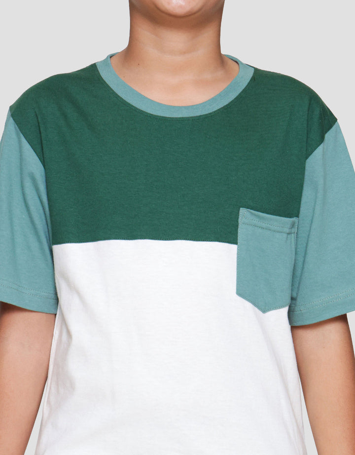 Nevada Cut N Sewn Contrast Front Pocket Kaos Anak Laki-laki