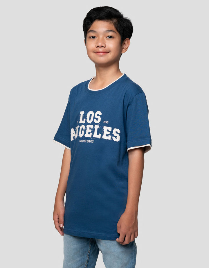Nevada Print Los Angeles Kaos Anak Laki-laki