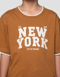 Nevada Print New York Kaos Anak Laki-laki