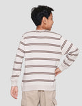 Nevada Yarndyed Stripes Patch Sweater Anak Laki-laki