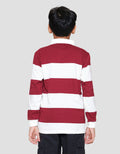 Nevada Yarndyed Awning Stripe Number Kaos Polo Anak Laki-laki