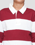 Nevada Yarndyed Awning Stripe Number Kaos Polo Anak Laki-laki