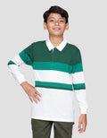 Nevada Yarndyed Color Block Stripe With Print Kaos Polo Anak Laki-laki