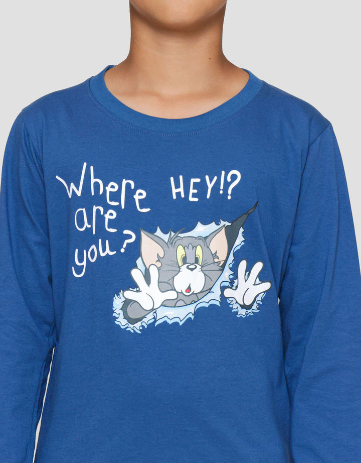 Character Tom And Jerry Setelan Piyama Anak Laki-laki