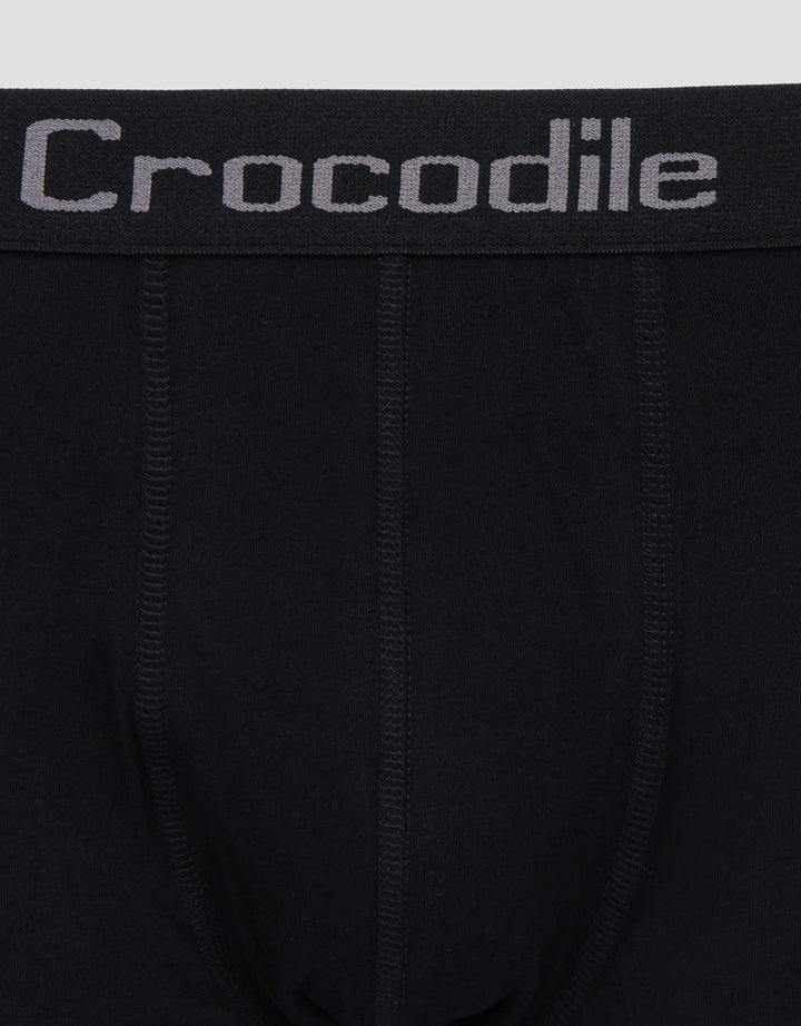Crocodile 2 In 1  Solid Boxer Pria
