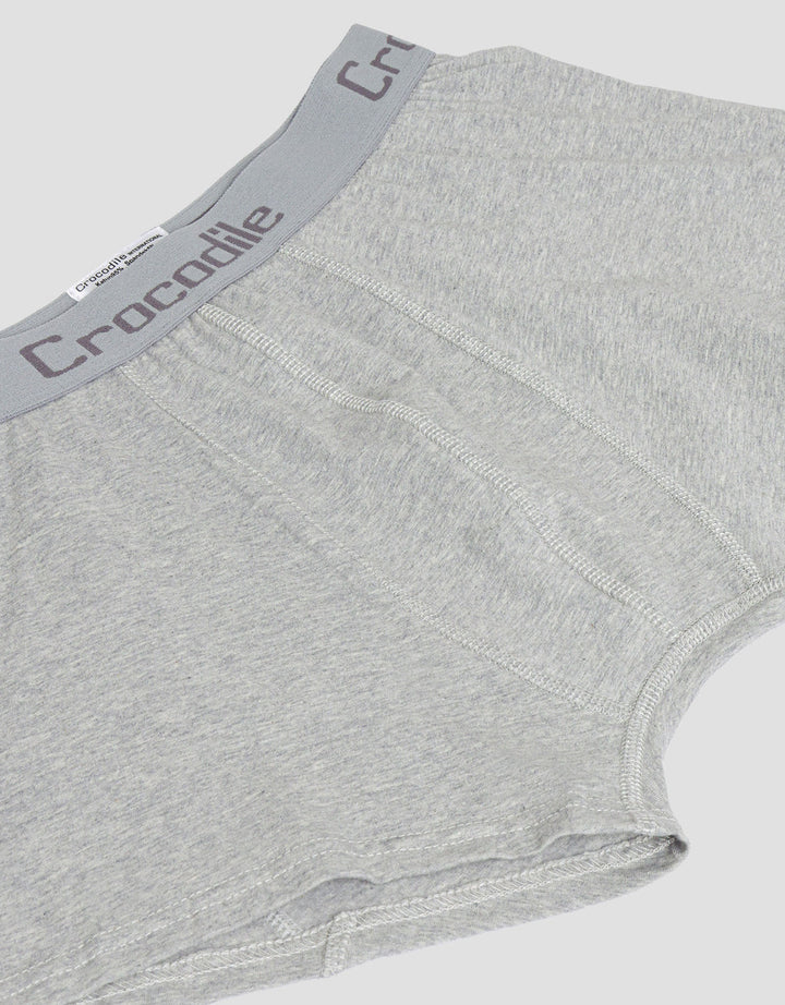 Crocodile 2 In 1  Solid Boxer Pria