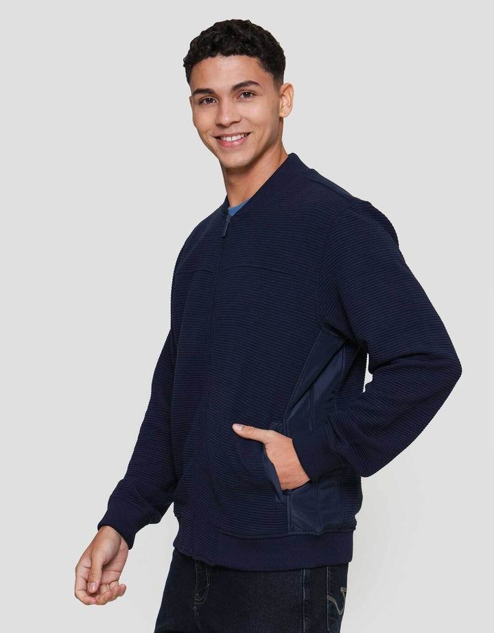 COLE KNIT OTTOMAN COMB JAKET PRIA