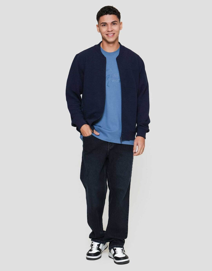 Cole Knit Ottoman Comb Jaket Pria