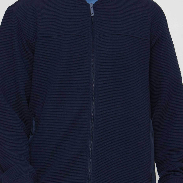 Cole Knit Ottoman Comb Jaket Pria