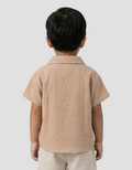 MxM Nevada Samal The Man Print Kemeja Lengan Pendek Anak Laki-Laki